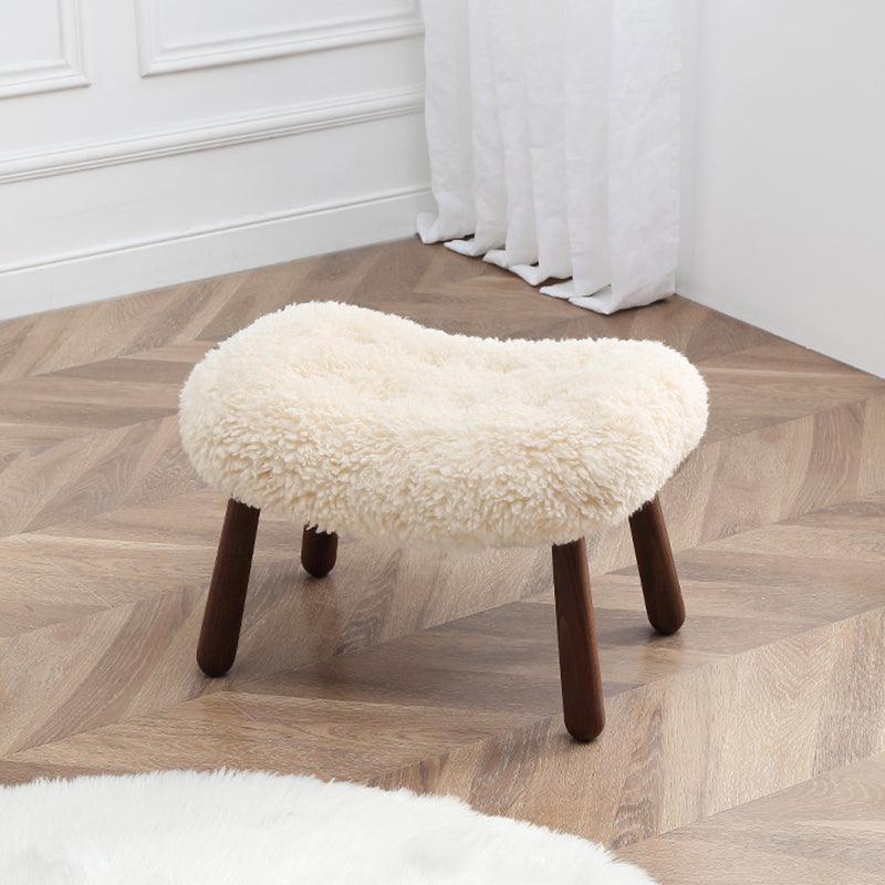 Philip Arc Sheepskin Ottoman (stool only)