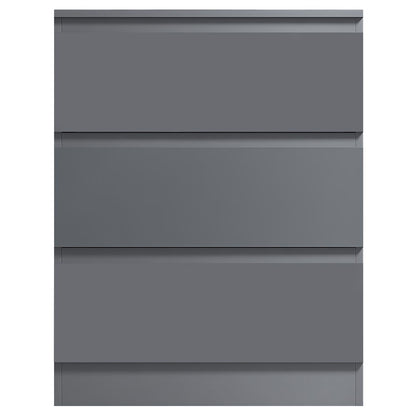 FWStyle Stora 3-Drawer Chest – Matt Dark Grey