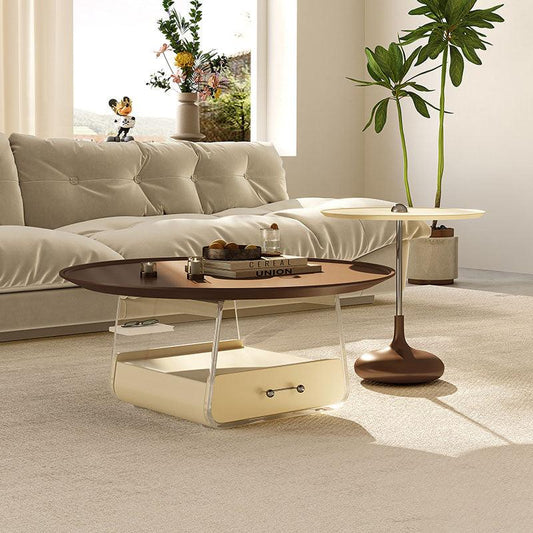 Meral Stylish Coffee Table Set, Stainless Steel
