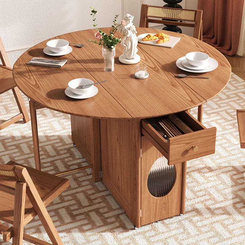 Ainsley Folding Extendable Dining Table, Wood