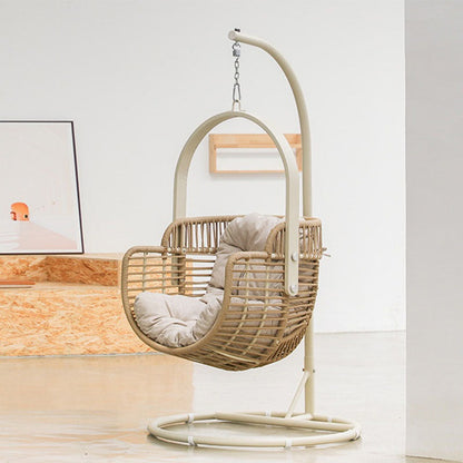 Galilea Rattan Garden Hanging Egg Chair with Stand, Indoor / Outdoor Furniture