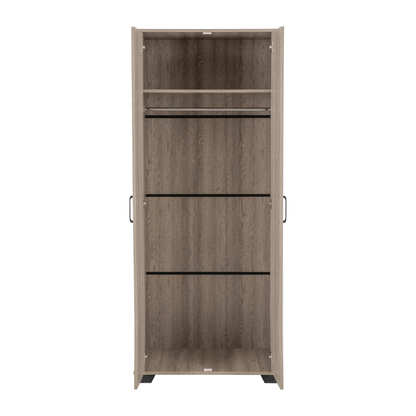 Oliver 2 Door Wardrobe - Light Oak Effect
