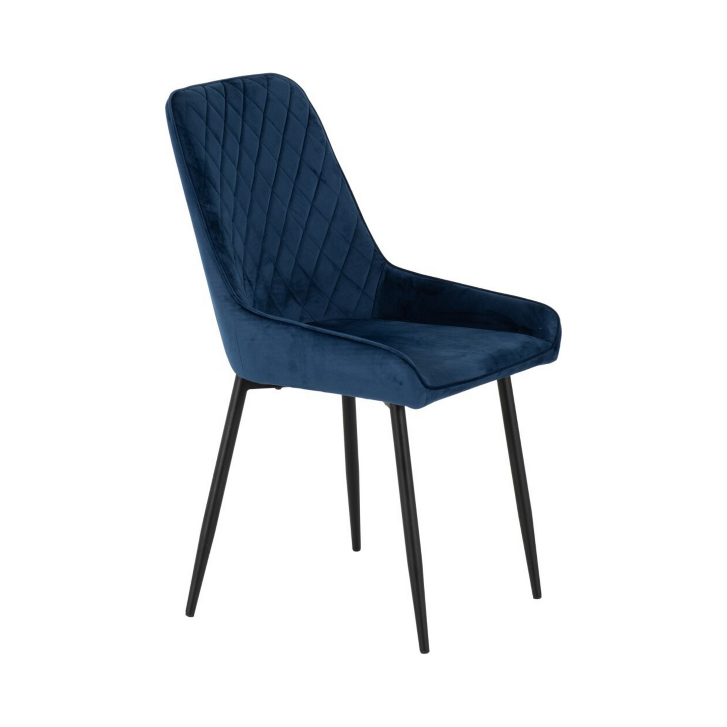 Avery Dining Chair (Set of 2) – Sapphire Blue Velvet