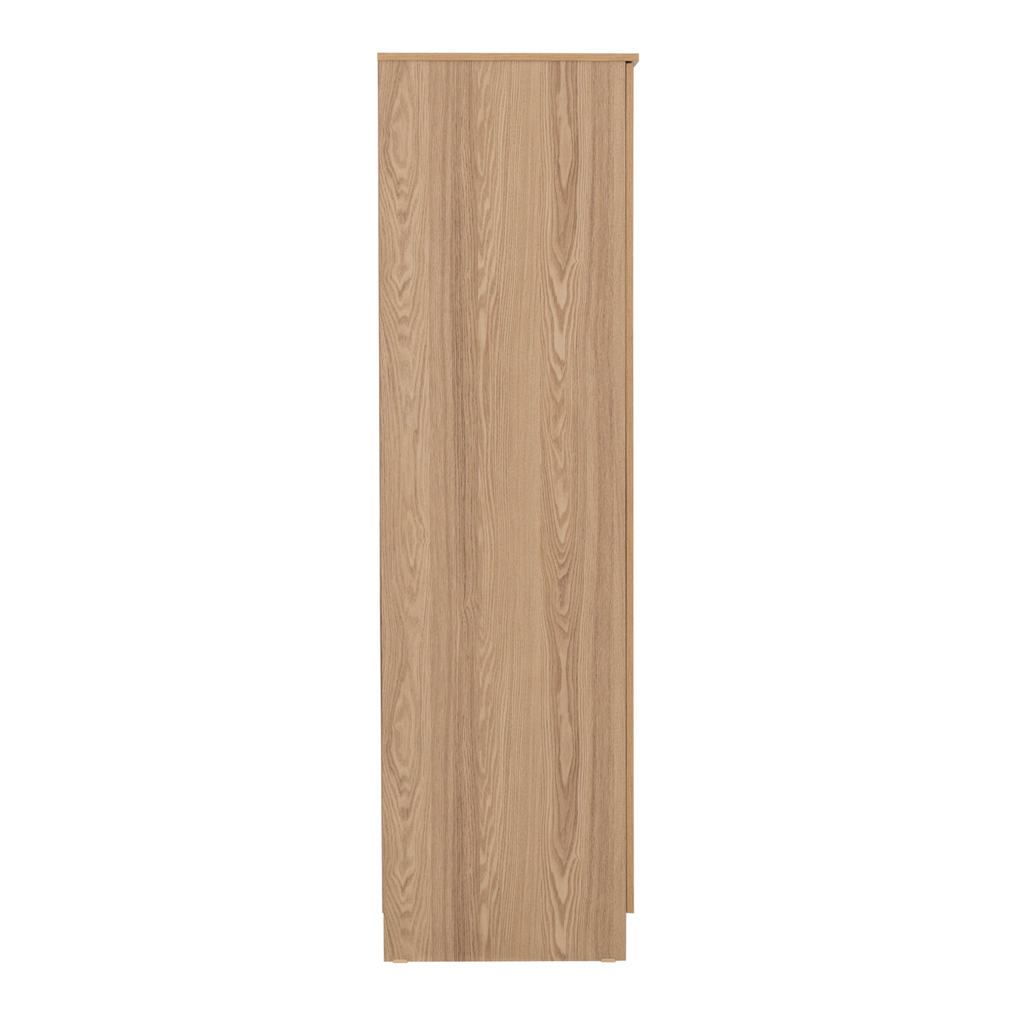 Tessa 3 Door Mirrored Wardrobe - Natural Oak Effect