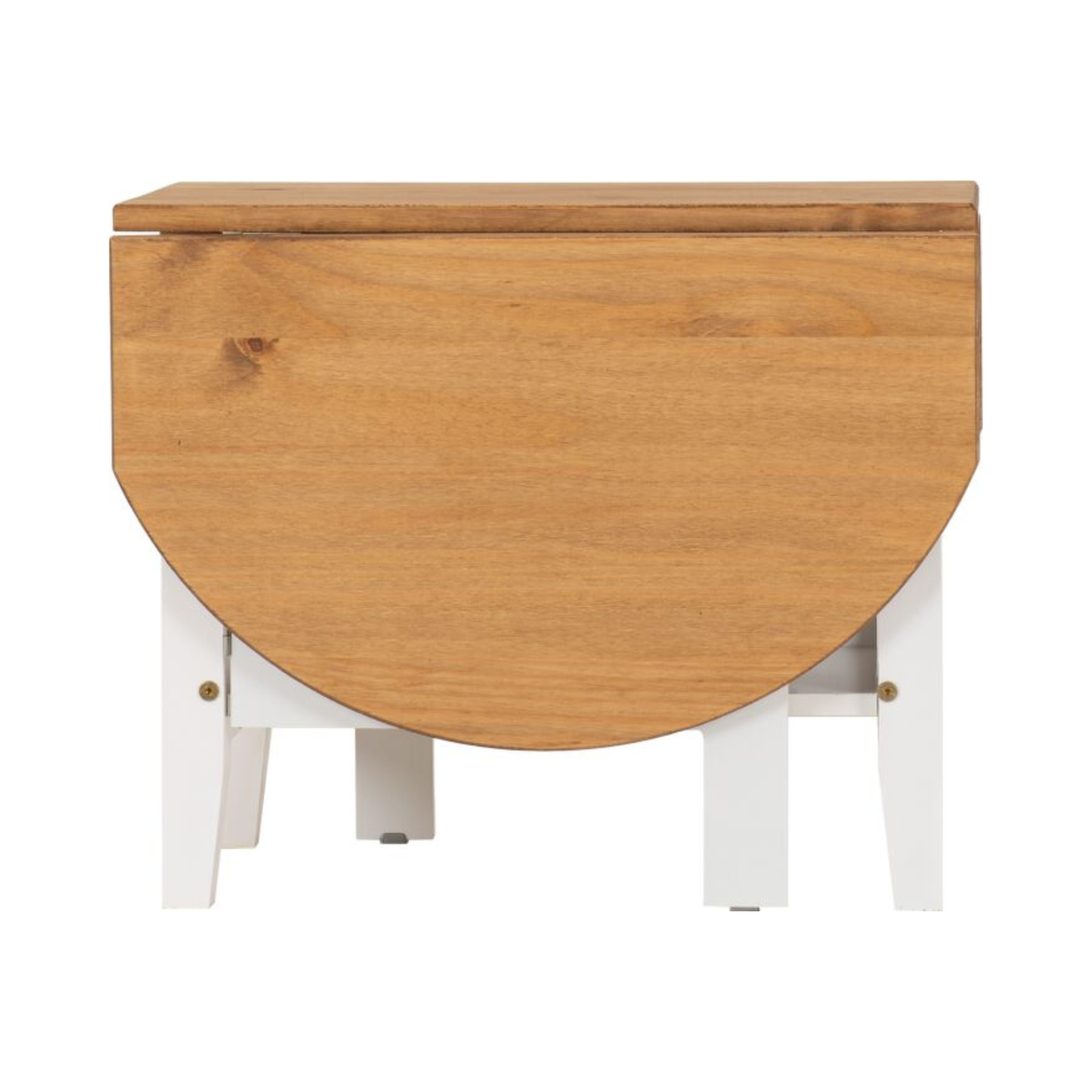 Santos Drop Leaf Coffee Table - White Distressed Waxed Pine