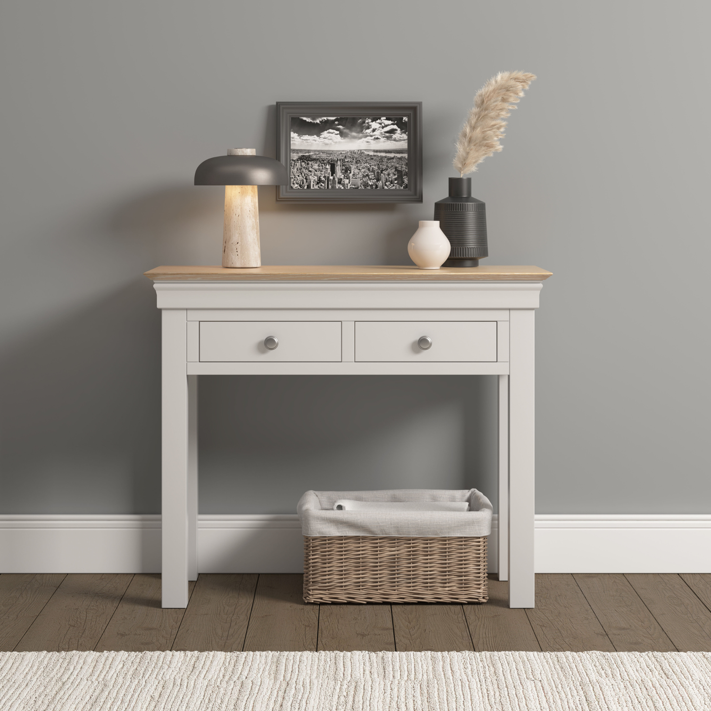Bordeaux Console Table - Ivory & Oak