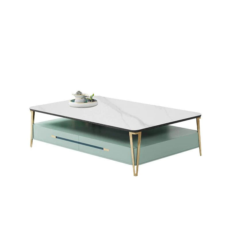 Vasagle Coffee Table with TV Stand, Green