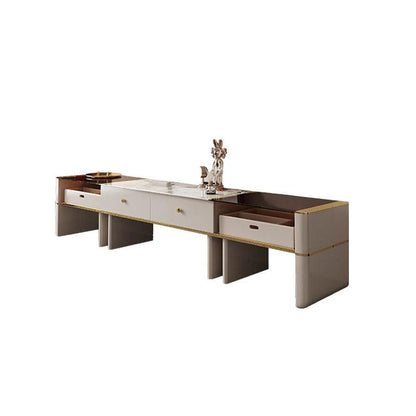 Coz Regid Square Coffee Table With TV Stand