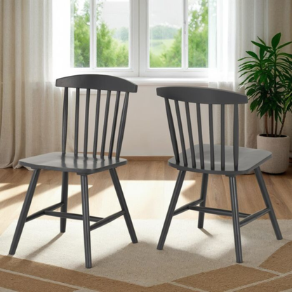 Emery Dining Chair - Dark Grey (Set of 2)