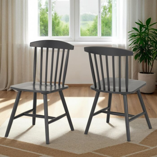 Emery Dining Chair - Dark Grey (Set of 2)