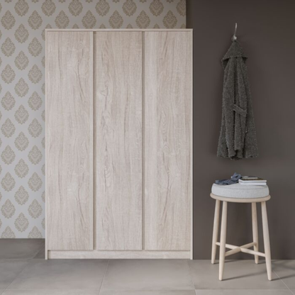 Malvern 3 Door Wardrobe – Urban Snow