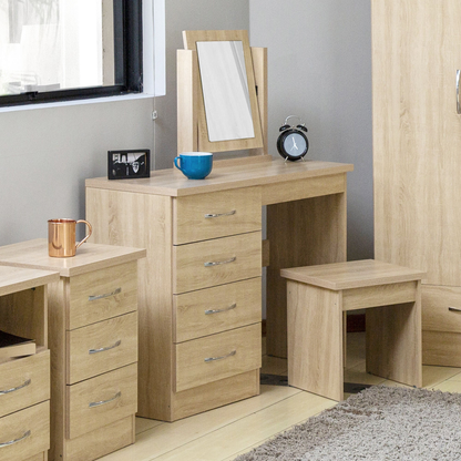 Nevada Dressing Table Set - Sonoma Oak Effect
