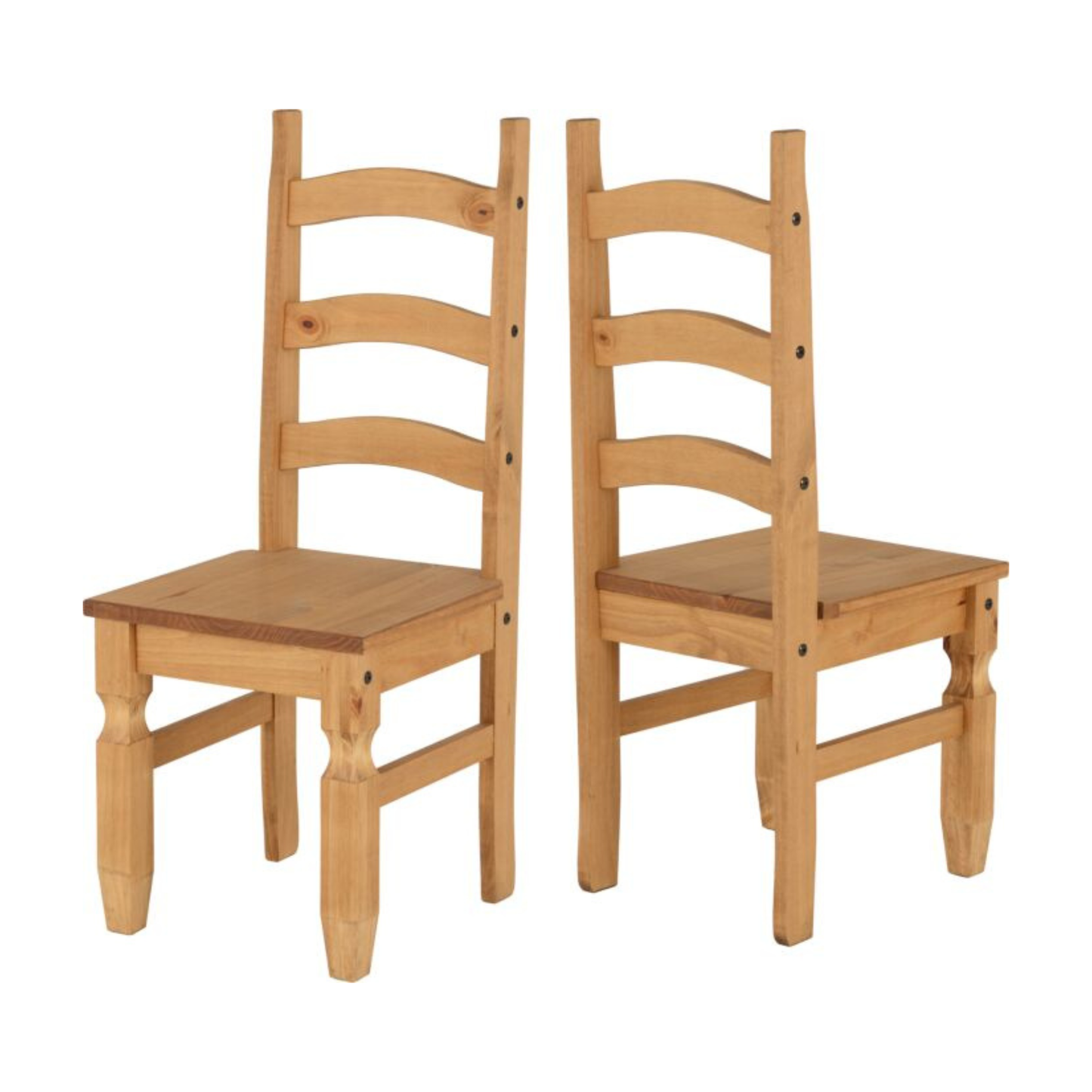 Corona Dining Chair - Distressed Waxed Pine (Set of 2)
