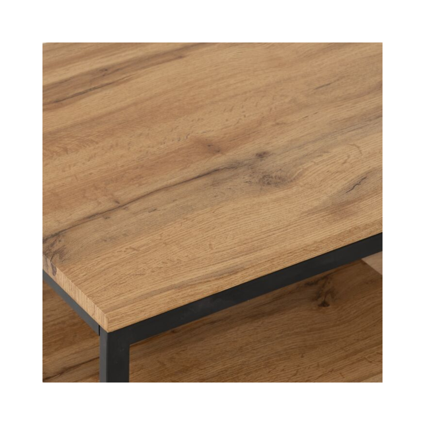 Durham Coffee Table - Light Oak Effect, Modern Design