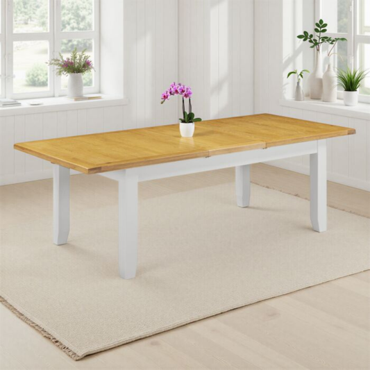 Windsor Large Extending Dining Table Pebble Grey Oak 180–230cm