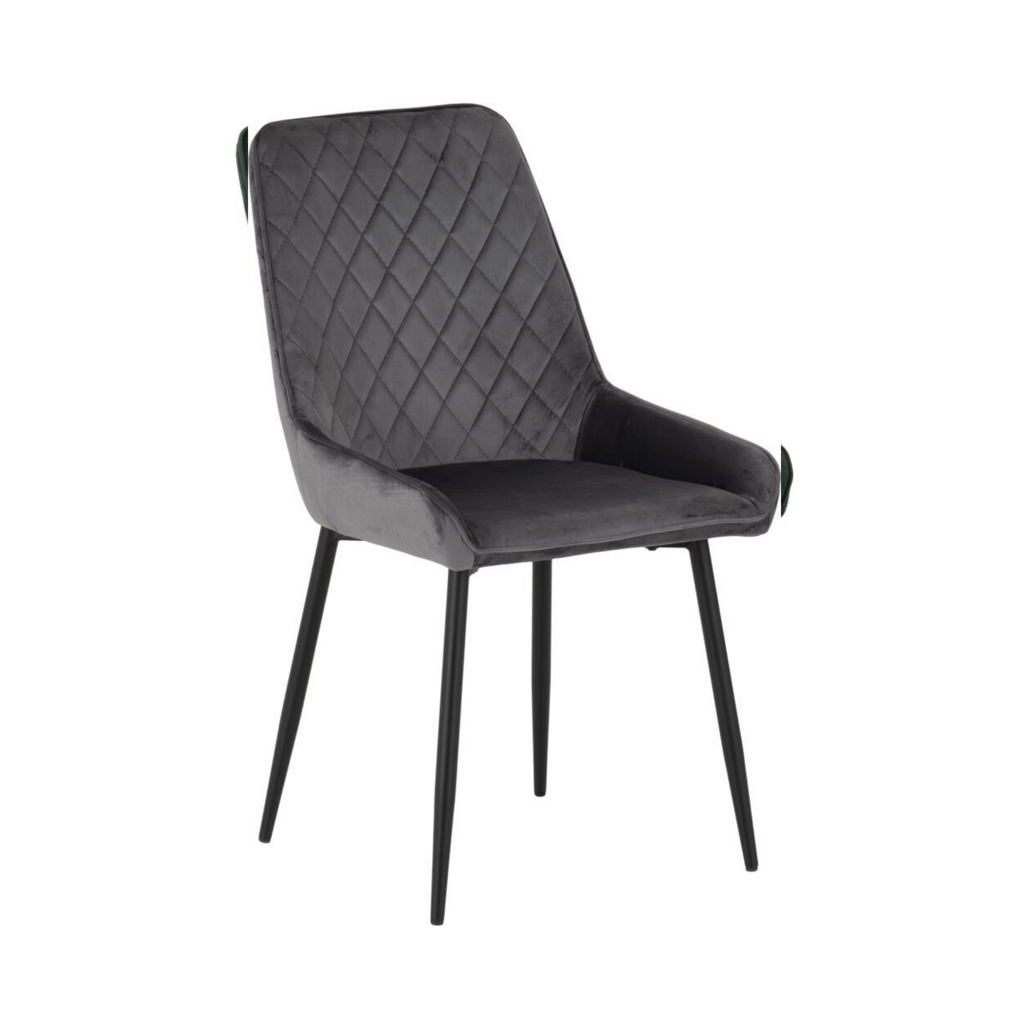 Avery Dining Chair (Set of 2) – Grey Velvet