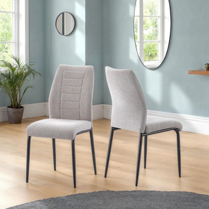 Chilton Dining Chair (Set of 4) – Grey Fabric