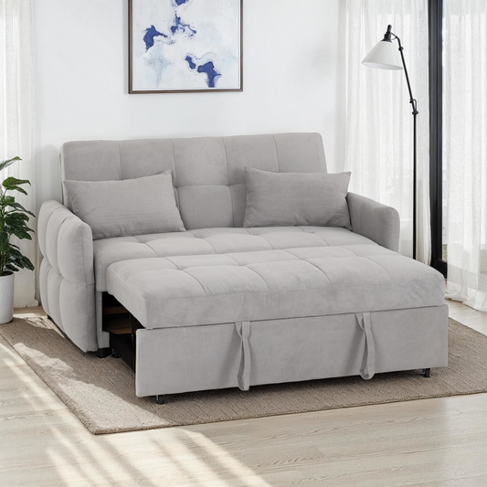 Chelsea Sofa Bed - Silver Grey Fabric