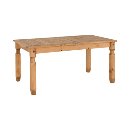 Corona Extending Dining Table in Distressed Waxed Pine
