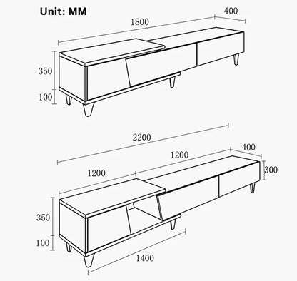Noric Media Units, Extendable TV Stand, Coffee Table, Side Cabinet,  out of stock