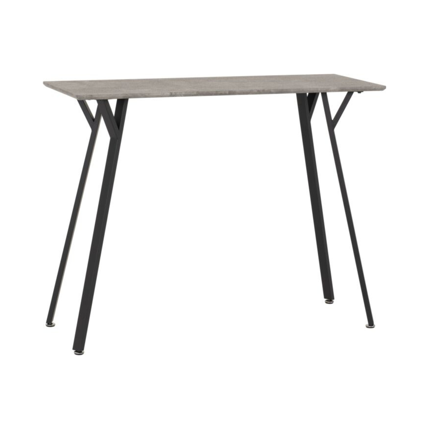 Quebec Bar Table in Concrete Effect – 120cm
