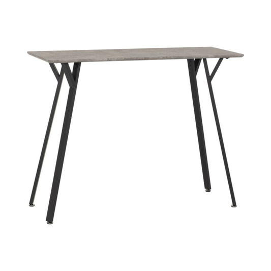Quebec Bar Table in Concrete Effect – 120cm