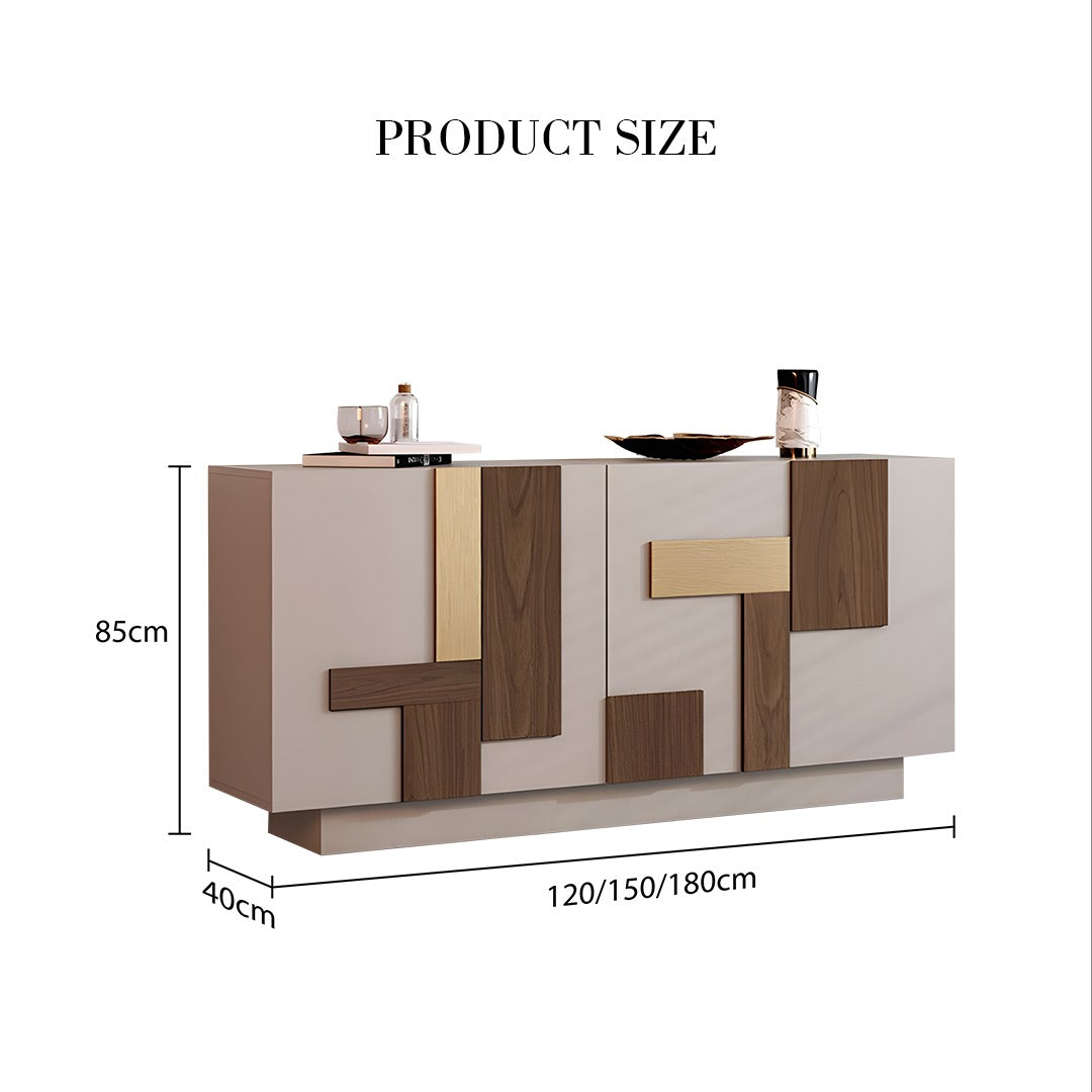 Abril Large Sideboard, Wood