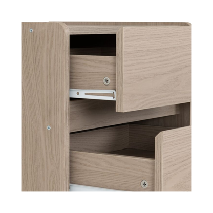 Paris 5 Drawer Chest - Smoked Ash Effect