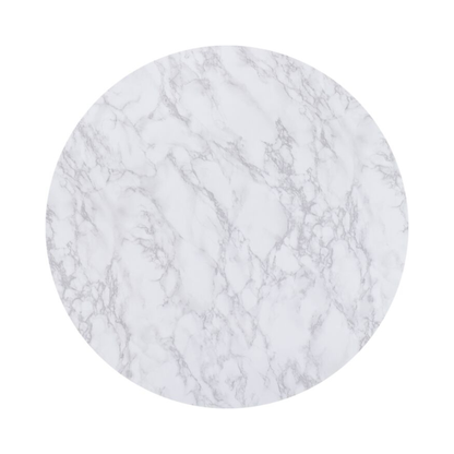 Dallas Round Coffee Table Set - Marble/Gold Effect