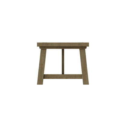Saltash 1.6m Fixed Top Dining Table – Solid Reclaimed Pine