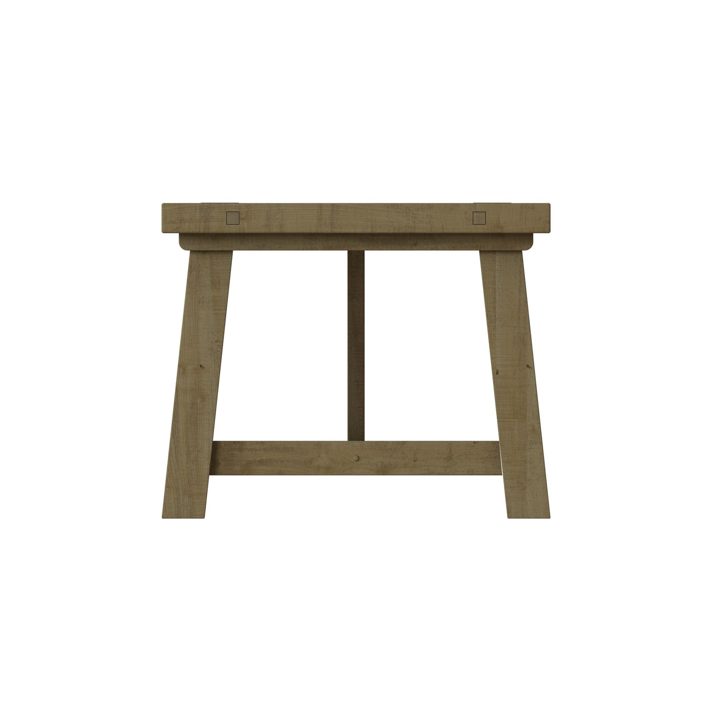Saltash 2m Fixed Top Dining Table – Solid Reclaimed Pine