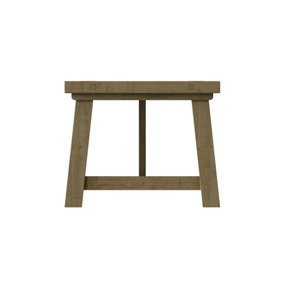 Saltash 2m Fixed Top Dining Table – Solid Reclaimed Pine