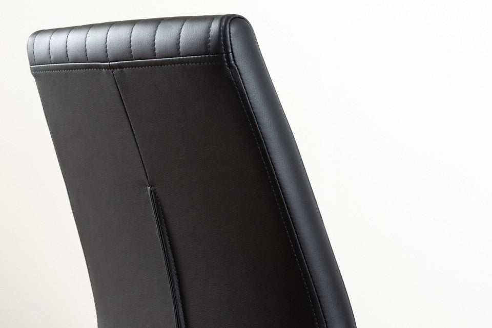 Renato 120cm High Gloss Extending Dining Table and 4 Lorenzo Chairs