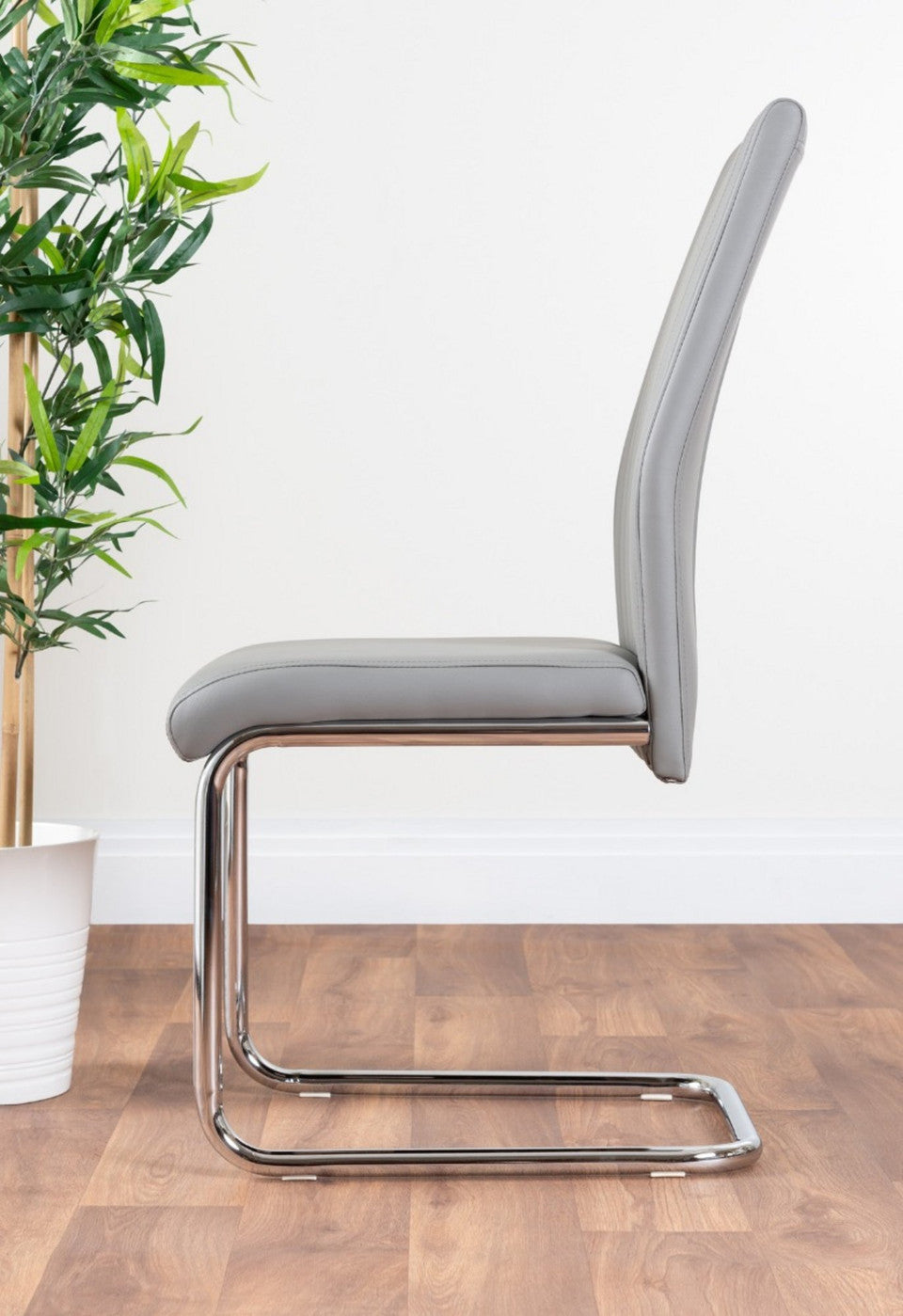 Enna Black Glass Extending Dining Table and 6 Lorenzo Chairs