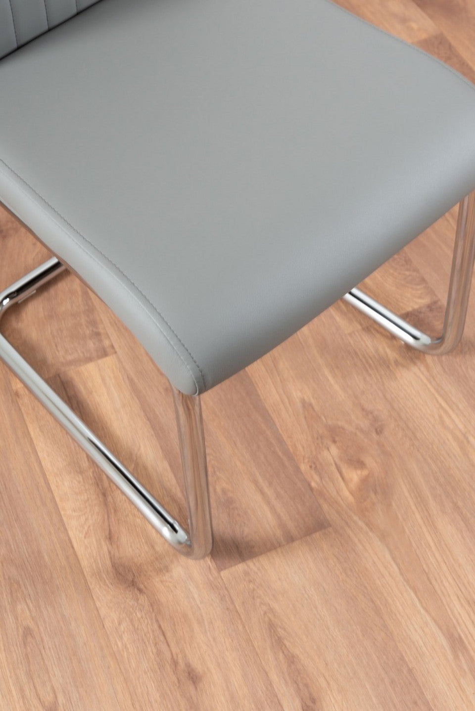 Enna Black Glass Extending Dining Table and 6 Lorenzo Chairs