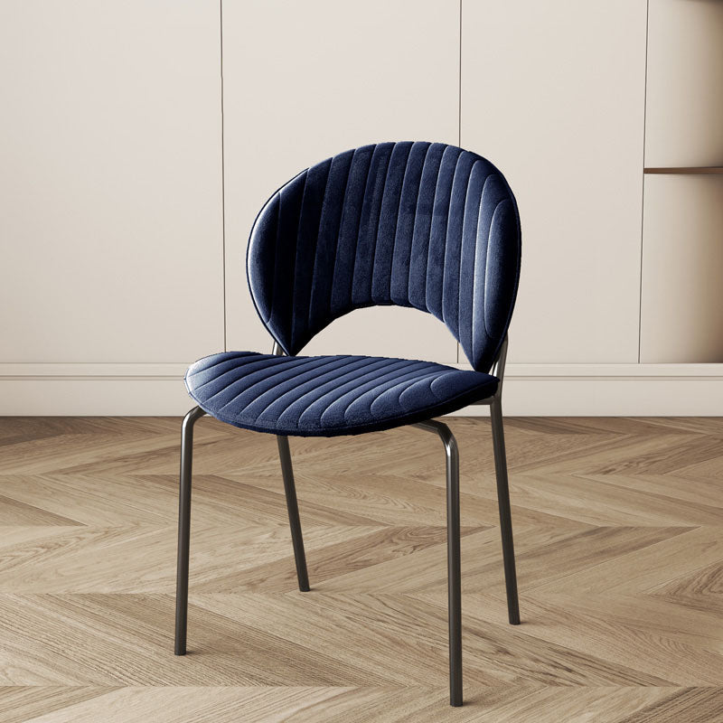 Jerome Shell Dining Chair, Velvet