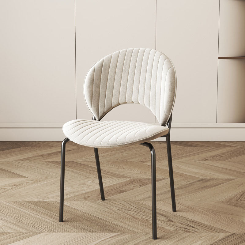 Jerome Shell Dining Chair, Velvet