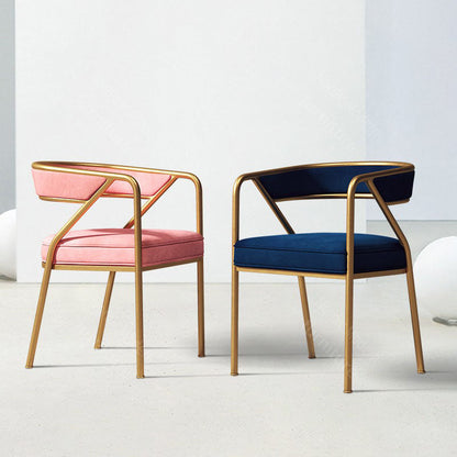 Dwight Dining Chair, Gold Frame