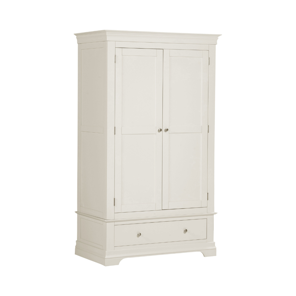 Bordeaux 2 Door Ivory Wardrobe – Elegant Storage Solution