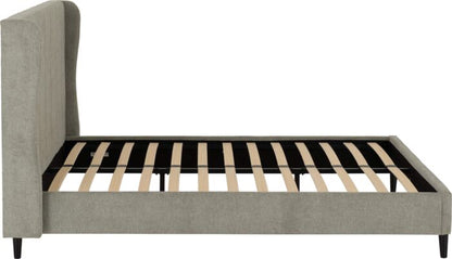 Amelia 4'6" Bed - Dark Grey Fabric