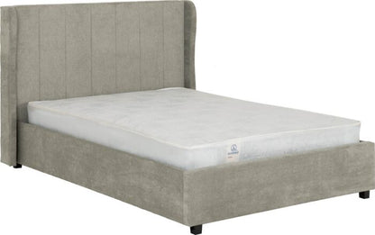 Amelia 4'6" Plus Bed - Dark Grey Fabric