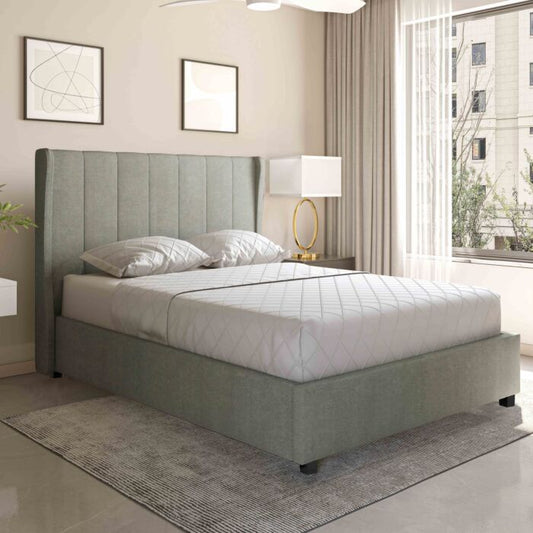 Amelia 4'6" Plus Bed - Dark Grey Fabric