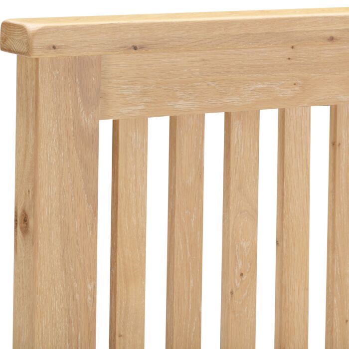Windsor 4'6" Low End Bed - Natural Oak