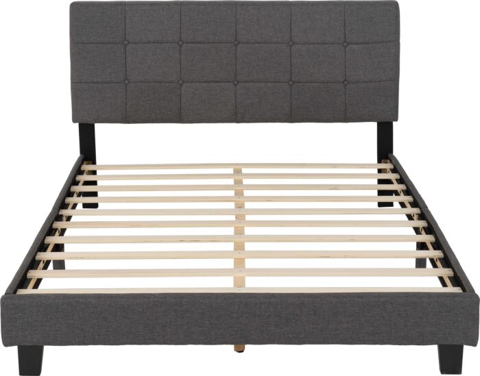 Arran 4'6" Bed - Grey Fabric