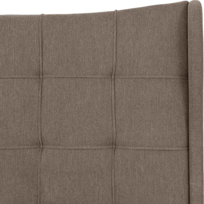 Verona 4'6" Bed - Brown Fabric