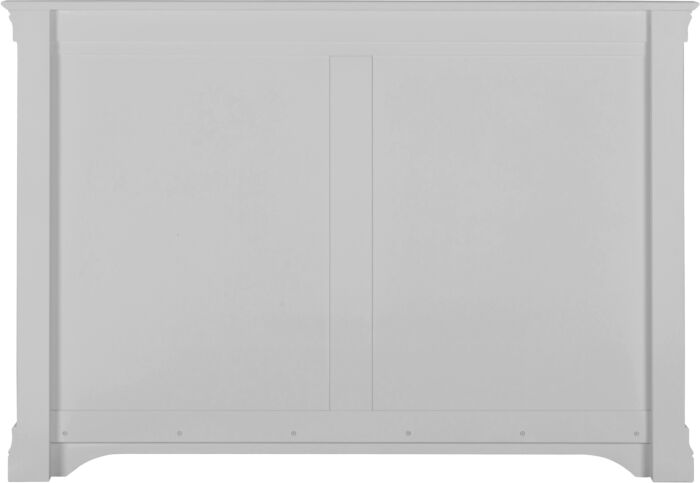 Bordeaux 4'6" High End Bed - Pebble Grey