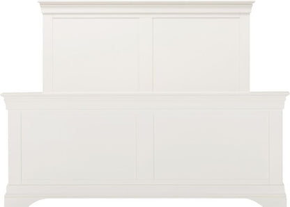 Bordeaux 4'6" High End Bed - Ivory