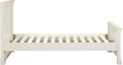 Bordeaux 4'6" High End Bed - Ivory