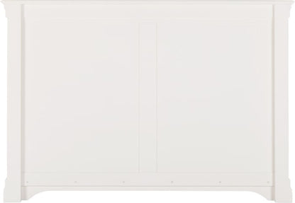 Bordeaux 4'6" High End Bed - Ivory