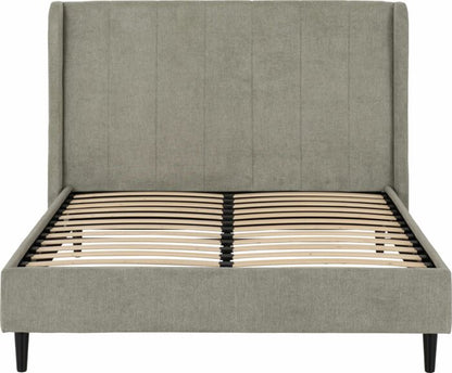 Amelia 5' Bed - Dark Grey Fabric
